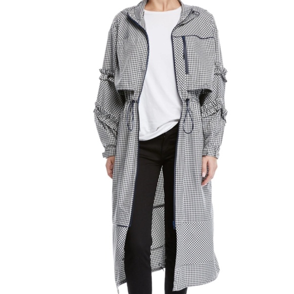3.1 Phillip Lim Jackets & Blazers - 🔥3.1 Phillip Lim Hooded Ruffle Gingham Parka🔥